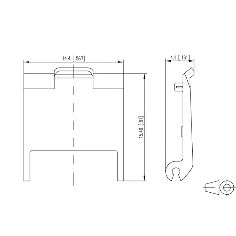 METZ BTR pölynsuojakansi Cat.6A RJ45-moduuleille, punainen (820032-0108-I)