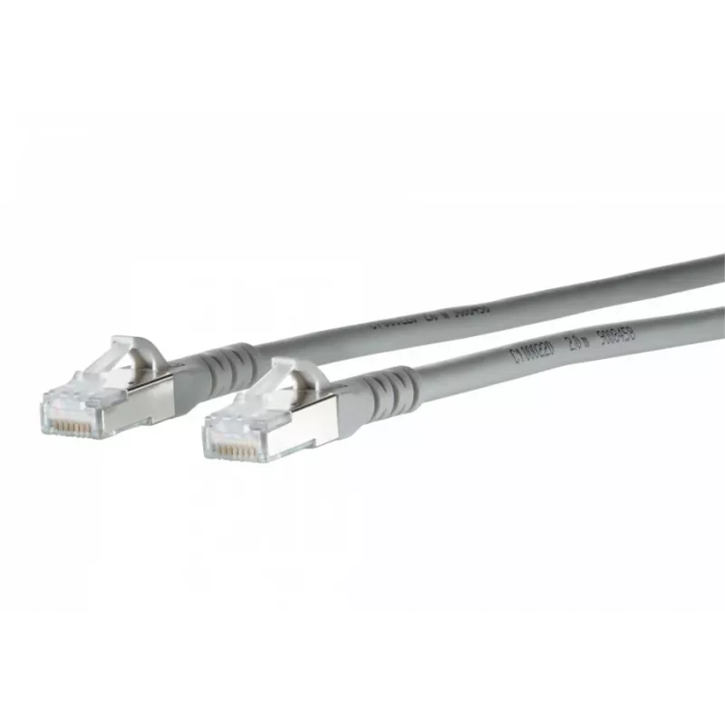 METZ CONNECT 130845C533-E Cat6a S/FTP patchkaapeli, 35 m, harmaa