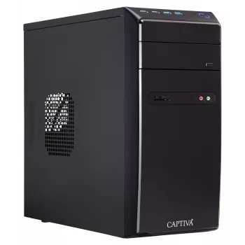 Captiva PC Business/Office R10-3538 (Ryzen 5 3400G/SSD 500GB/16GB/WLAN/ilman käyttöjärjestelmää)