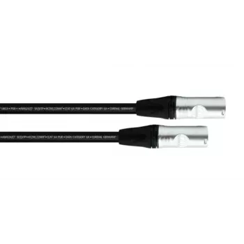 Cordial 15622 CAT 6a SF/UTP patchkaapeli 5m musta PUR