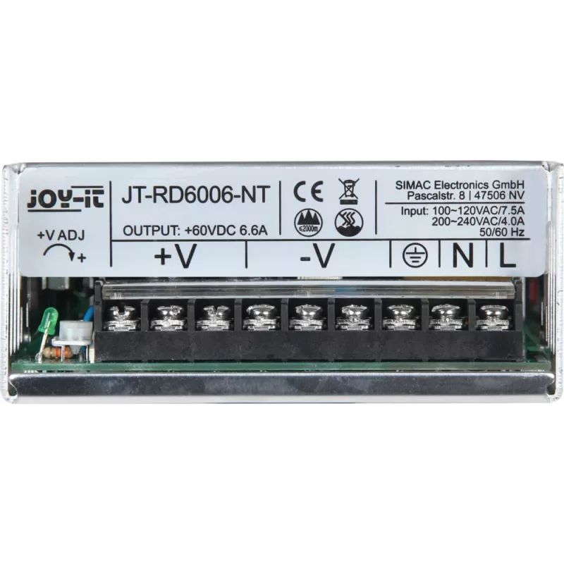 JOY-IT RD6006 NT - suljettu hakkuriteholähde 400W 60V 6,6A jt-rd6006-nt