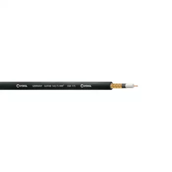 Cordial 11218 6,3mm mono-kuulokeaudiokaapeli 3m musta PVC