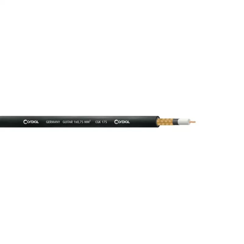 Cordial 11218 6,3mm mono-kuulokeaudiokaapeli 3m musta PVC