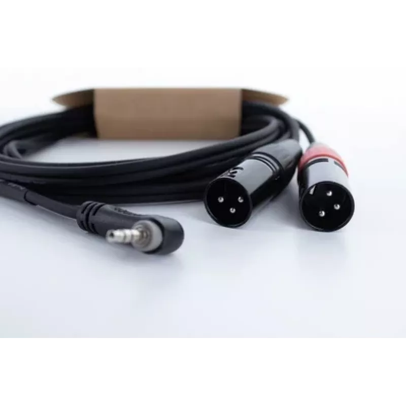 Cordial EY 1.5 WRMM XLR Y-adapterikaapeli 3,5 mm TRS - 2x XLR uros 1,5 m musta 14874