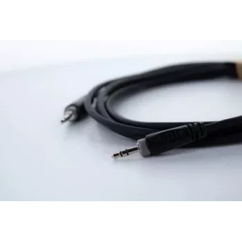 Cordial 14829 3,5 mm jakki audiokaapeli, 1,5 m, musta, PVC-kuori, kierretty pari