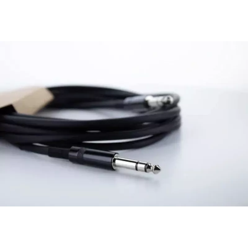 Cordial 14814 6,3 mm TRS jakki - 6,3 mm TRS jakki audiokaapeli 0,5 m musta