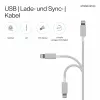 Flexline USB-C – Lightning PD latauskaapeli 2m valkoinen FL31-13053