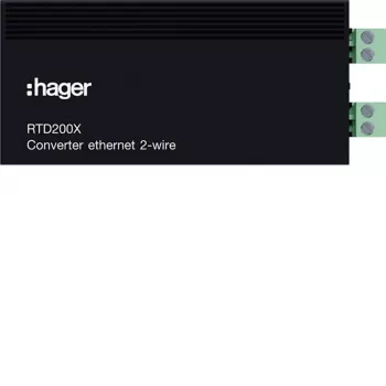 Hager RTD200X IP-2-johdin-muunnin ovipuhelinjärjestelmille