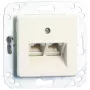 Metz Connect UPk uppoasennettava yleisliitäntäyksikkö, UAE-design, 2xRJ45, miniliitin (130064111-I)