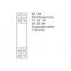 METZ CONNECT RM 21/21 230VAC liitäntärelemoduuli LED-valolla, 2 vaihtokosketinta, DIN-kisko 11050705