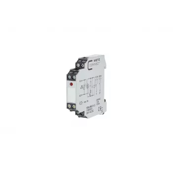 METZ CONNECT 11061913 liitäntärelemoduuli, 24 V AC kela, 1 vaihtokosketin, 6 A, valkoinen