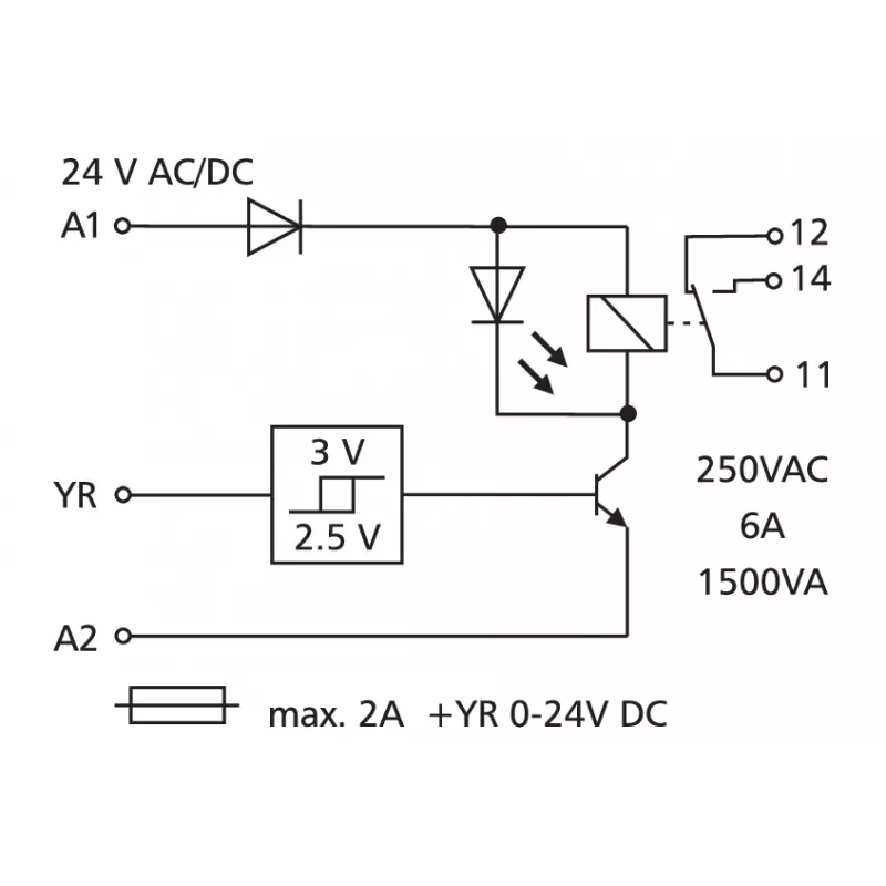 METZ CONNECT 1-kanavainen liitäntämoduuli ilman manuaalista käyttötasoa KRS-E06 (110655)