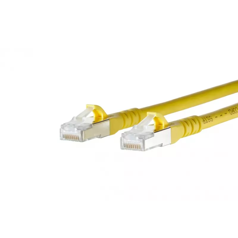 METZ CONNECT Cat.6A S/FTP verkkokaapeli, RJ45-RJ45, 0,75m, harmaa, 10GBase-T 130845B077-E