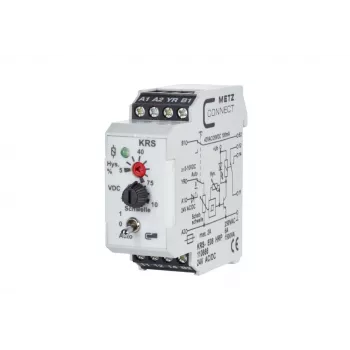 METZ CONNECT 110666 teherele valkoinen DPDT 24V DC 8A PCB-asennus