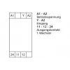 METZ CONNECT KRS-E08 3 24 V AC/DC liitäntärelemoduuli, 1 vaihtokosketin, 8 A, DIN-kisko 110673