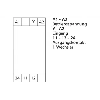 METZ CONNECT KRS-E08 3 24 V AC/DC liitäntärelemoduuli, 1 vaihtokosketin, 8 A, DIN-kisko 110673