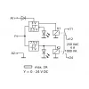 METZ CONNECT KRS-E08 3 24 V AC/DC liitäntärelemoduuli, 1 vaihtokosketin, 8 A, DIN-kisko 110673
