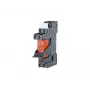 METZ CONNECT 11051005 Cat.6A suojattu RJ45 Keystone -moduuli, työkaluton, musta/oranssi