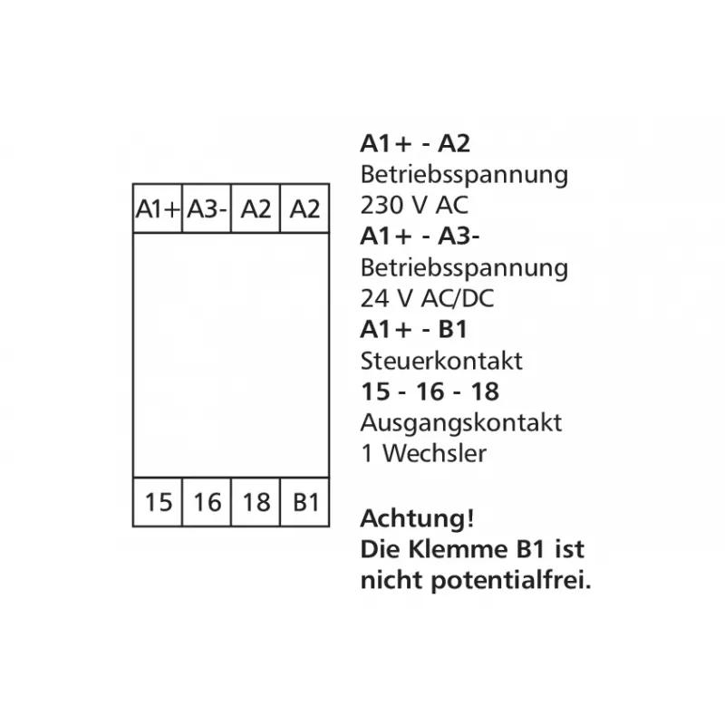 METZ CONNECT 110657 teherele valkoinen 24V AC/DC 2 CO 16A DIN-kisko