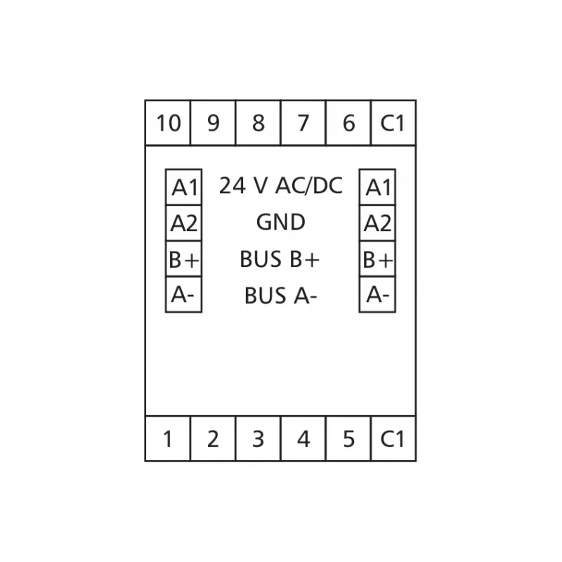 METZ Connect Modbus digitaalinen tulomoduuli 10DI 24VAC/VDC (1108311319)