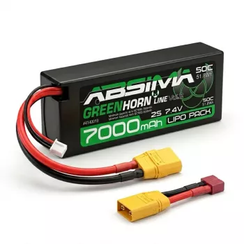 Absima Greenhorn LiPo-akku 2S 7,4V 7000mAh 50C Hardcase XT90
