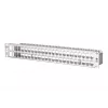 METZ CONNECT 130924-00-E MPP48 48-porttinen kytkentäpaneeli, ruostumaton teräs, 1,5U, varustamaton