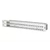 METZ CONNECT 130924-00-E MPP48 48-porttinen kytkentäpaneeli, ruostumaton teräs, 1,5U, varustamaton