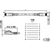 METZ CONNECT 130845A544-E Cat6a S/FTP verkkopatch-kaapeli, 15 m, sininen