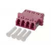 METZ BTR 15090079-I OpDAT Q-LC MM keramiikka OM4 Erika violetti quad LC-liitin