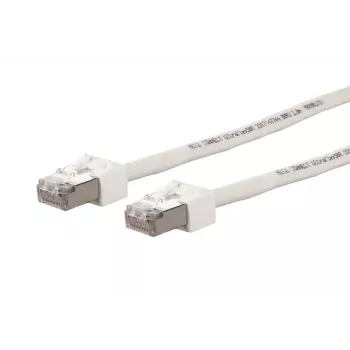 METZ CONNECT Ultraflex500 CAT 6 S/FTP patch-kaapeli, RJ-45 pistoke–RJ-45 pistoke, 1,0 m, valkoinen, halogeniton 13084V1088-E