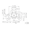 METZ MMT471A315-0004 PCB-liitin, 8-napainen, 2,54 mm jako, THT, suora