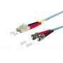 METZ OpDAT 151J1JOAOA0E LC-Duplex - ST OM3 Multimode kuitukytkentäkaapeli, 10 m