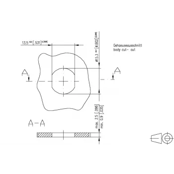 METZ CONNECT M12 BU8 371 - M12 asennusrasia, 8-napainen, A-koodattu, liitin, takakiinnitys, juotostapit, IP67