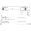 METZ CONNECT 13084V1500-E Cat6 S/FTP verkkokaapeli, RJ45, 1,5 m, musta