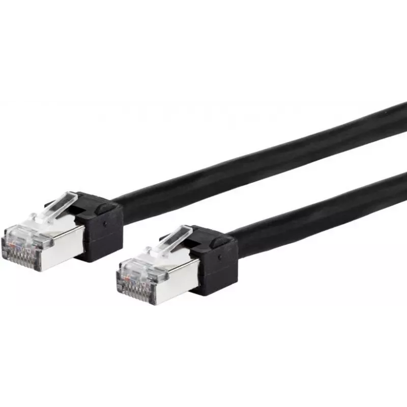 METZ CONNECT 13084V1500-E Cat6 S/FTP verkkokaapeli, RJ45, 1,5 m, musta