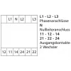 METZ Connect vaihevalvontarele 3x 200-480 V AC, 2 vaihtokosketinta, DIN-kisko 11027170