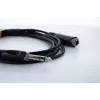 Cordial 14825 6,3 mm TRS plugi jatkokaapeli 5 m musta