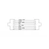 Cordial 15540 CAT 5e S/UTP patch-kaapeli, RJ45, 15 m, musta, PUR-vaippa