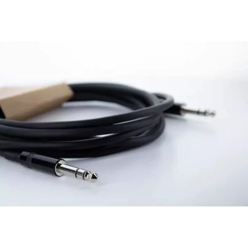 Cordial 14818 audio-liitäntäkaapeli 6,3 mm plugi stereo - 6,3 mm plugi stereo, 6 m, musta PVC, twisted pair