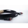 Cordial 14837 RCA audiokaapeli 2x RCA plugi - 2x RCA plugi 3 m musta PVC twin-kaapeli