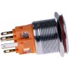 JOY-IT BUTTON22B-M-GR painike (sulkeva), 22mm, 250V AC 7A, 1 NO, IP67, IK10, vihreä