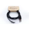 Cordial 14866 audio Y-adapterikaapeli 3,5 mm stereo 2x 6,3 mm mono 1 m musta