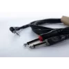 Cordial 14866 audio Y-adapterikaapeli 3,5 mm stereo 2x 6,3 mm mono 1 m musta
