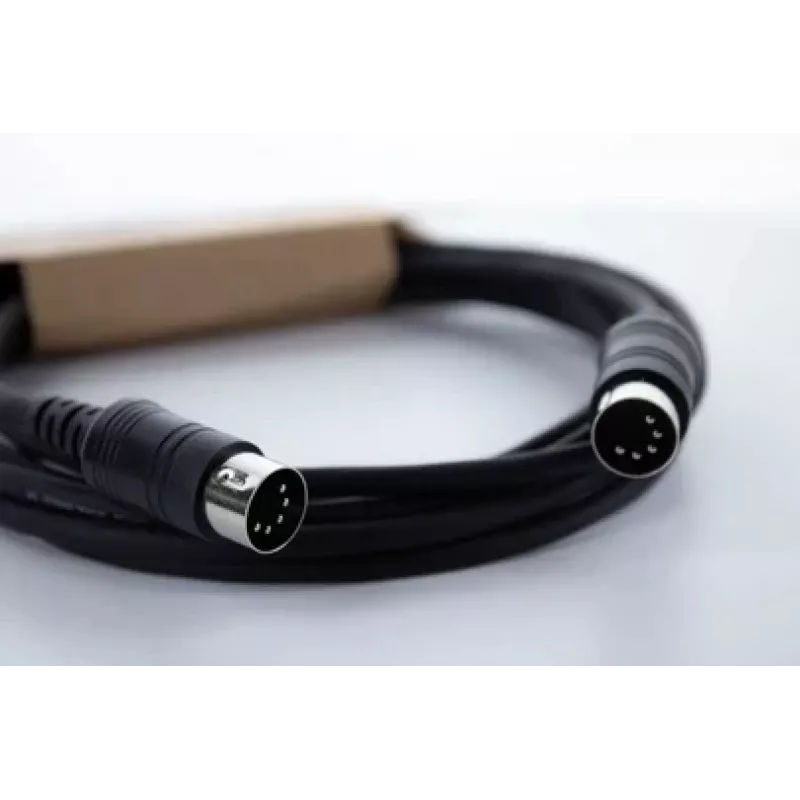 Cordial MIDI-liitäntäkaapeli 1,5 m musta (14895)