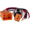 JOY-IT BUTTON22C-M-RD painokytkin 250V AC 15A SPST NO IP67 IK10 punainen