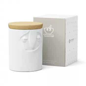 FIFTYEIGHT PRODUCTS Charmant posliininen säilytyspurkki 1700 ml valkoinen