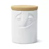 FIFTYEIGHT PRODUCTS Charmant posliininen säilytyspurkki 1700 ml valkoinen