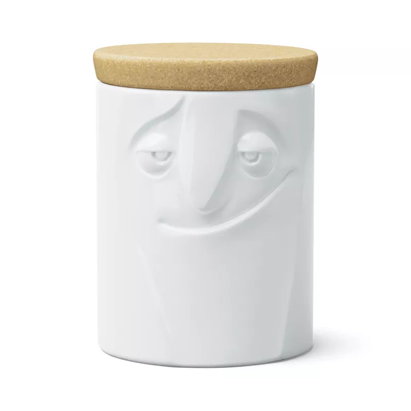 FIFTYEIGHT PRODUCTS Charmant posliininen säilytyspurkki 1700 ml valkoinen