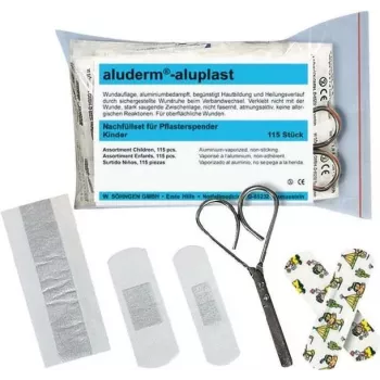 SÖHNGEN lastenlaastarijakelija täydennyssarja, 115 kpl, hypoallergeeninen, lapsiystävälliset kuviot 1009924