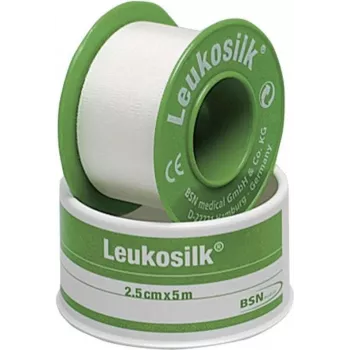 Söhngen Leukosilk 5 m x 2,5 cm valkoinen kiinnitysteippi 1009210